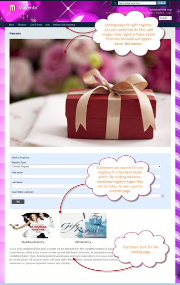 Magento Gift Registry: Magento Gift Registry
